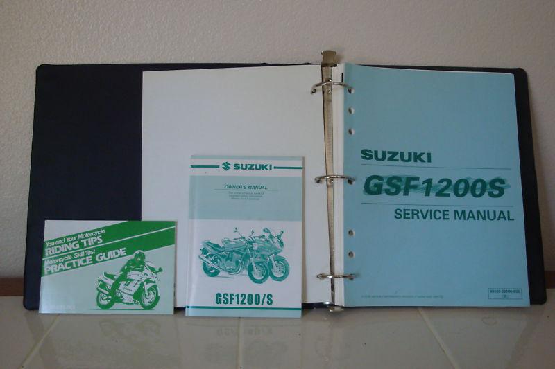 Suzuki gsf 1200s service manual