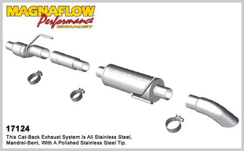 Magnaflow 17124 ford truck f-150 pickup stainless cat-back performance exhaust