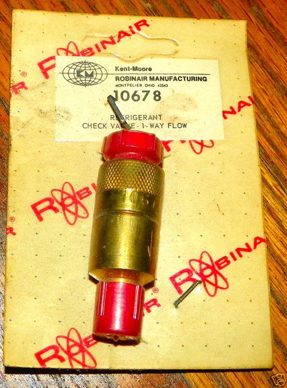 Nos robinair refrigerant check valve  # 10678