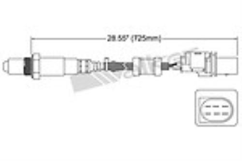 Walker products 250-25035 front oxygen sensor