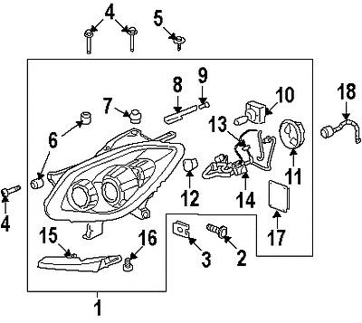 Buick 22777956 genuine oem factory original composite assy