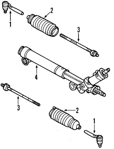 Gmc 19207492 genuine oem factory original steering gear