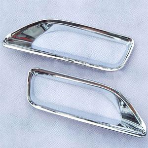 2pcs chrome rear fog light lamp cover fit toyota corolla 2011-2013