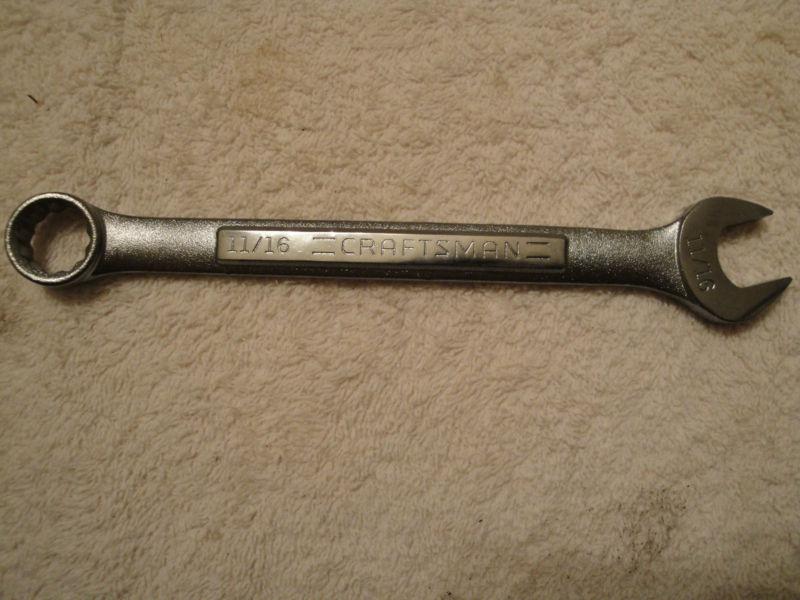 New usa made craftsman 11/16 inch combination wrench   tool # 44698