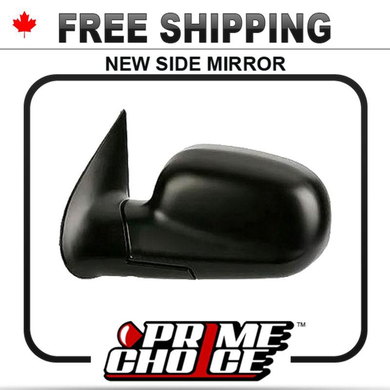 New manual drivers side view door mirror