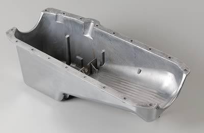 Mr. gasket die-cast aluminum finned oil pan 5415