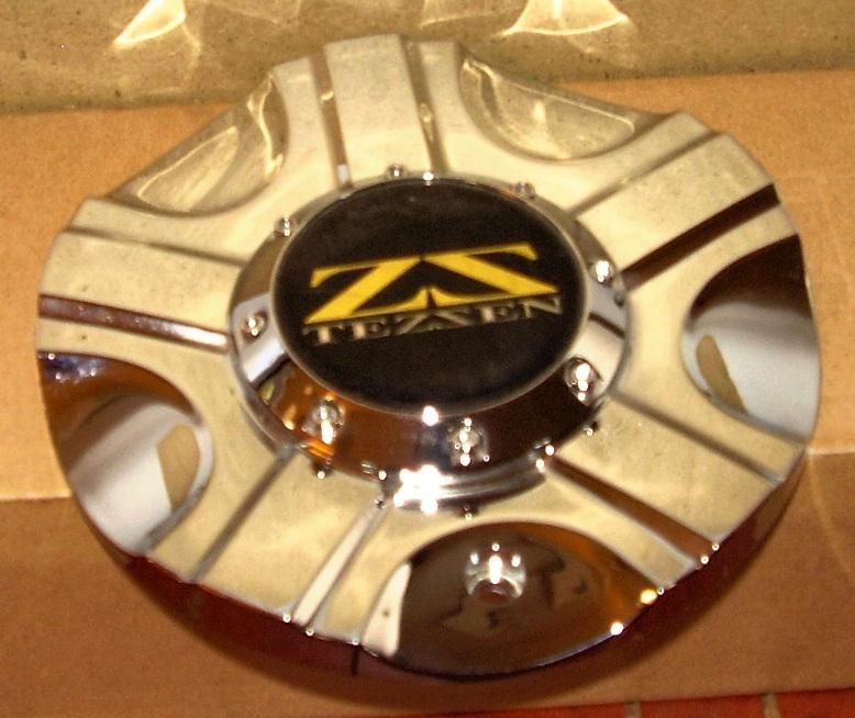 Tezzen wheels chrome custom wheel center cap caps (1)