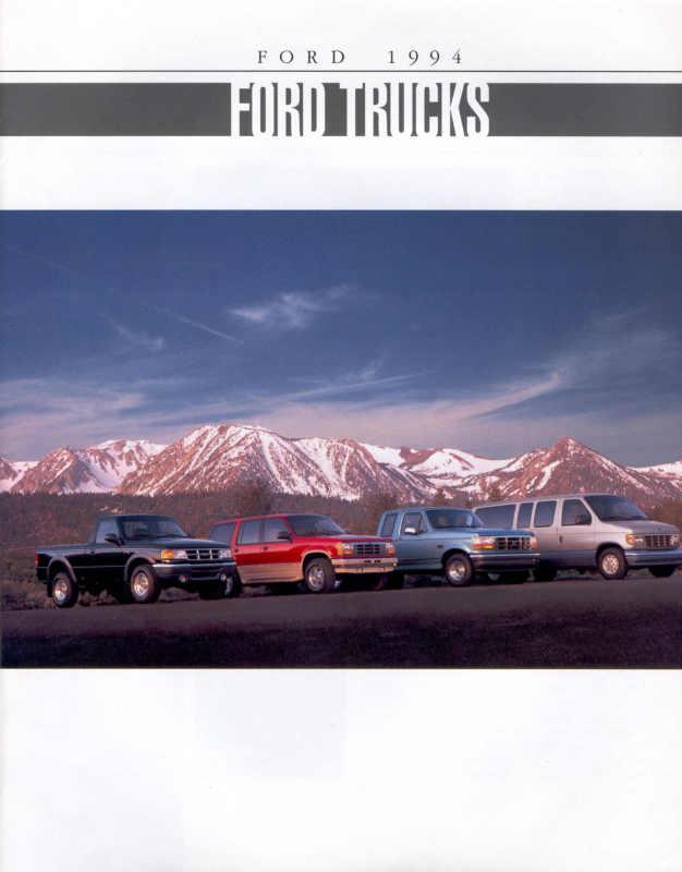 1994 ford pickup full line sales brochure folder original excellent cond k14