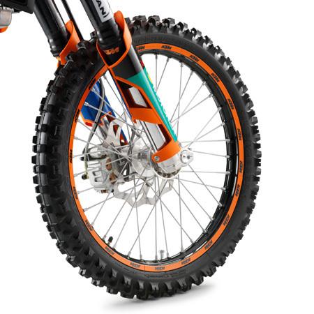 New ktm rim decals sticker kit orange fits all 125-530 cc 1998-2012 78009099000