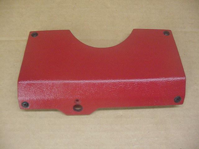 1978 79 80 81 82 c3 corvette oem lower steering column cover, red 