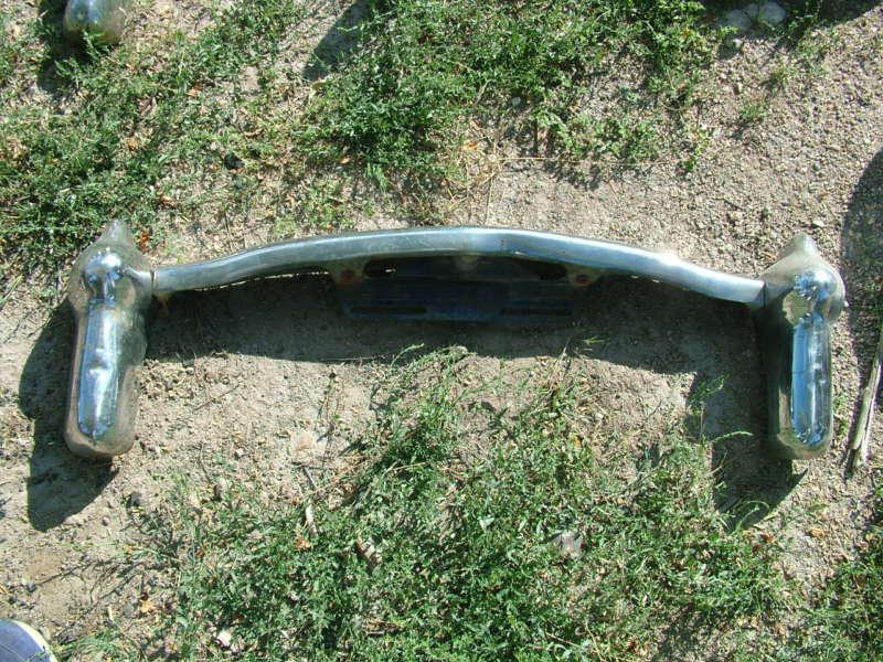 1954 chevrolet rear bumper guard w crossbar cross bar bel air 210 150 chevy gm  