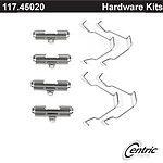 Centric parts 117.45020 rear disc hardware kit