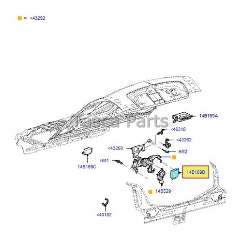 New oem trunk deck lid power pull down motor module 2004-2011 lincoln town car