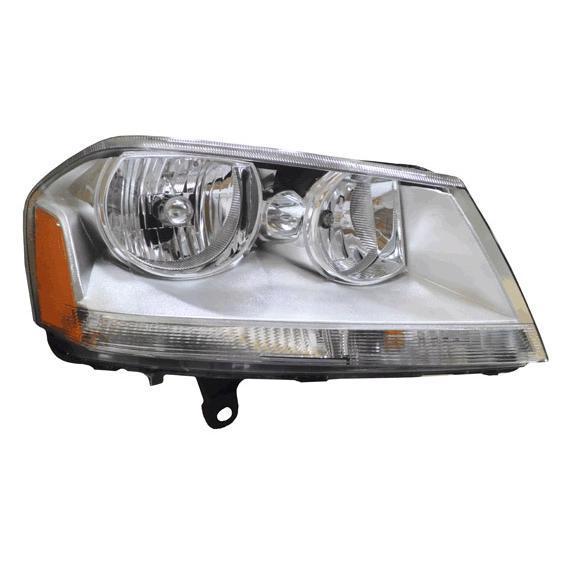 08-10 avenger sxt headlight headlamp assembly front passenger side right rh