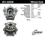 Centric parts 401.42008 rear hub assembly