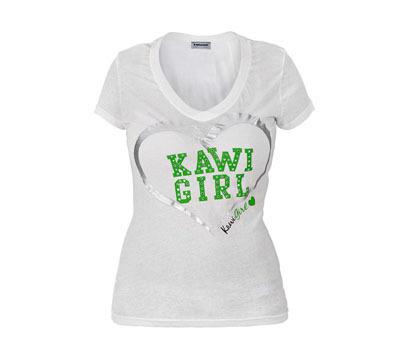 New kawasaki kawi girl love bug t-shirt womens large k012-2538-whlg