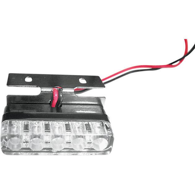 K&s led license plate marker light bar clear