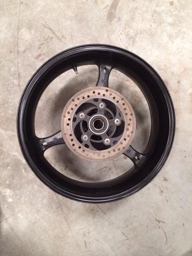 07. 08 suzuki gsxr 1000 rear wheel rim sprocket rotor straight #br100050