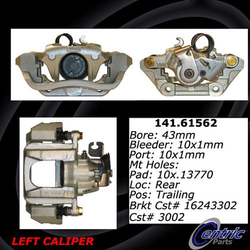 Centric 141.61562 rear brake caliper-premium semi-loaded caliper-preferred