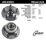 Centric parts 406.63003 rear hub assembly