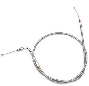 Barnett throttle cable s/s +10 for harley flht flhx fltr 02-07