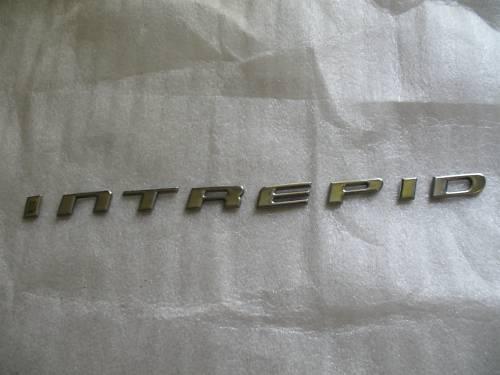 1998 1999 dodge intrepid rear trunk chrome emblem logo decal 98 99 00 01 02 03 