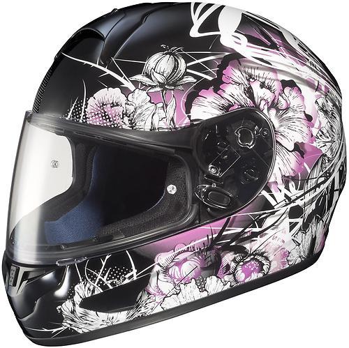 New hjc cl-16 virgo full-face adult helmet, mc-8/black/pink/gray, 2xl/xxl