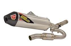 Pro circuit ti-5 race exhaust sys ti carbon fiber kawasaki kx450f 09-14 18201265