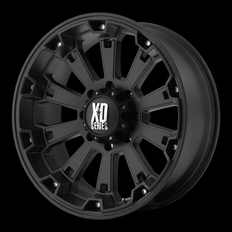 Kmc xd series xd80029080700 misfit wheel 20" x 9" black 8x6.5