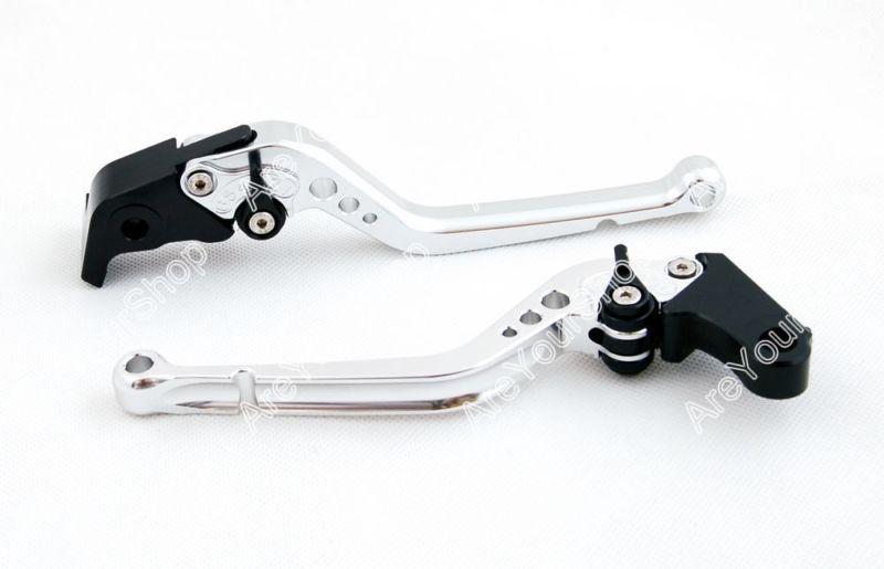 Long brake clutch levers for bmw hp2 sport 2008-2011 silver