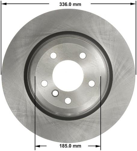 Bendix prt5823 rear brake rotor/disc-disc brake rotor