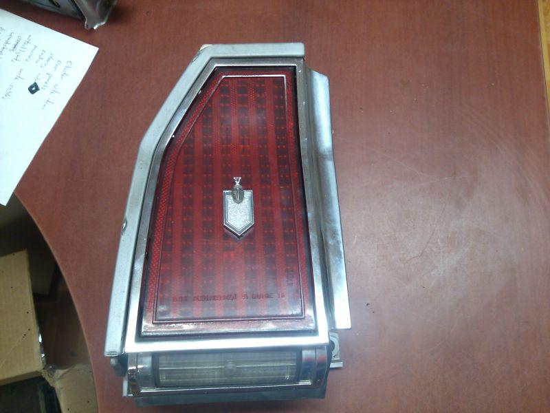 Oem monte carlo drivers side tail light, 81-87