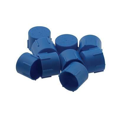 Fragola 900800 fitting cap -3 an female plastic blue set of 10