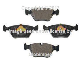 Bmw e32 e34 e36 m3 (1988-2002)  front brake pads z3 m coupe roadster genuine  