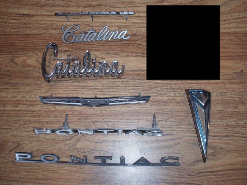 Pontiac catalina emblems 1961 62 63 64 65 67 68 69 70 71 72 73 74 75 76???