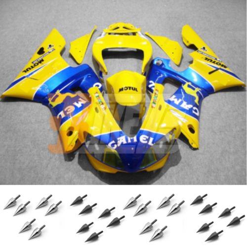 Bolt kit & injection fairing kit bodywork for yamaha yzf 1000 r1 1998 1999 aa