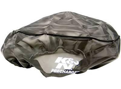 K&n air filter wrap precharger black round universal 14.00" dia 5.00" height ea