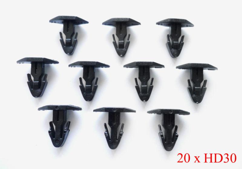 20x honda civic del sol cr-v acura integra rear hood cowl weatherstrip clip