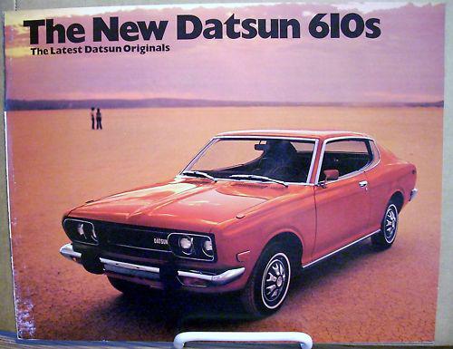 1973 73 datsun 610 sales brochure