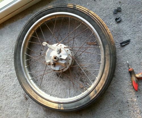 Cb100 front rim