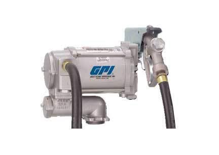 Gpi m-3120-b100-ml 115v ac heavy duty vane pump for b100 w/ manual nozzle