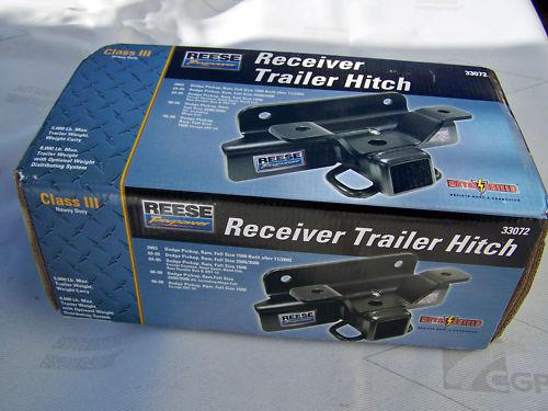 Dodge ram 2500 pickup base 2003-2009 hitch receiver new