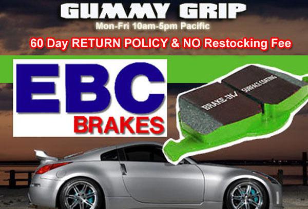 Ebc rear green stuff ceramic performance brake pads part# dp22069