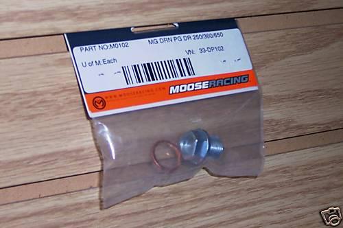 Magnetic drain plug suzuki dr250 90-92 dr350 650 93-94