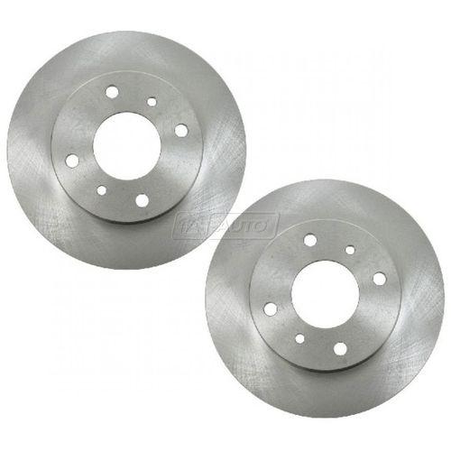 Nissan 240sx sentra stanza g20 4 stud front vented disc brake rotor pair set