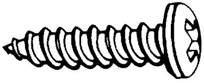 Handiman 10x2 phil ph ss tap screw 4/c 611a