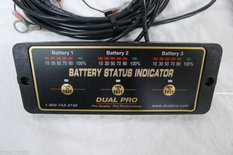 dual pro battery status indicator