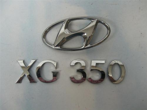 03 04 hyundai xg 350 trunk deck lid emblem decal set 2003 2004 2005 oem