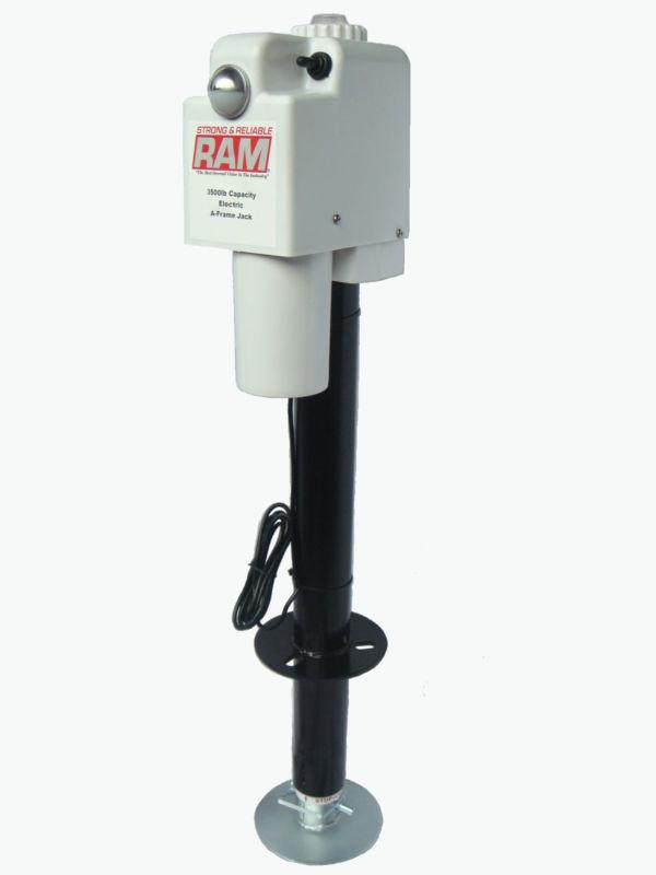 Find RAM Electric Trailer Tongue Jack 3500 lbs, white cover in Portland