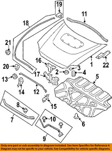 Subaru oem 57310fe080 hood-lock assembly